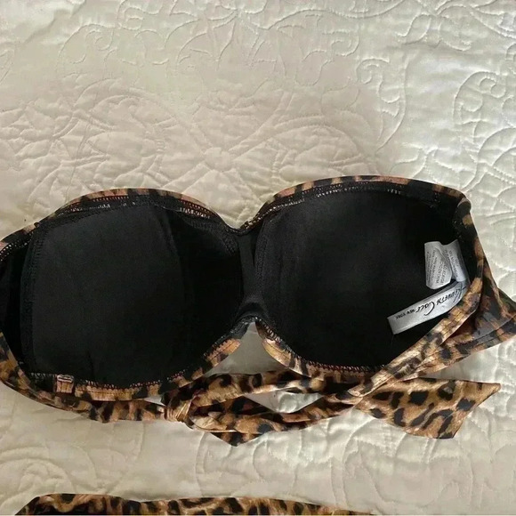 Kenneth Cole leopard two piece Swim Suit - Picture 5 of 7